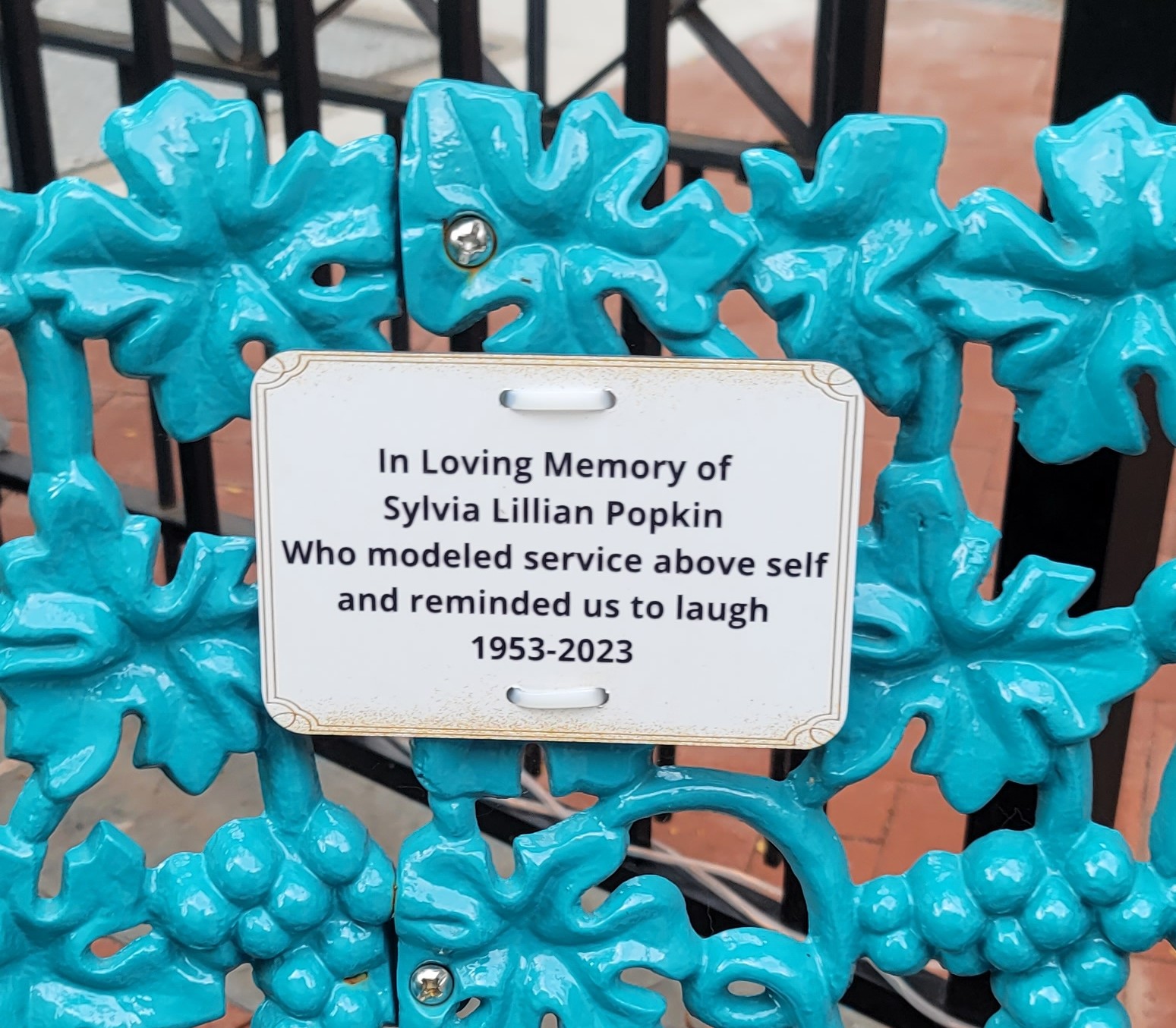 In Loving Memory of Sylvian Lillian Popkin Who modeled service above self and reminded us to laugh 1953-2023. I love seeing obituaries everywhere -- they should be more common. It's important to be reminded of those in the past and let them haunt over us, in a sweet way. It lets the land hold on to memories a little better. I feel a little sad though -- they always seem like such nice people and I wish I could meet them. I never thought of myself as that spiritual, but I guess I'm turning out to be someone who is very sensitive to these sort of things.